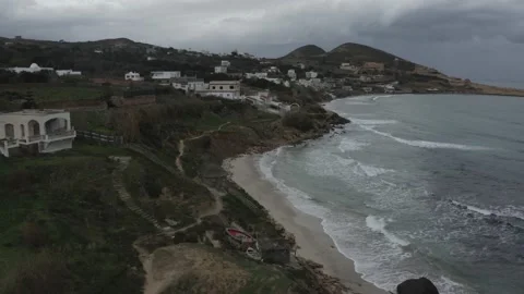 SP 0165 Drone Beach Push in DJI 0078 Stock Footage 169987521