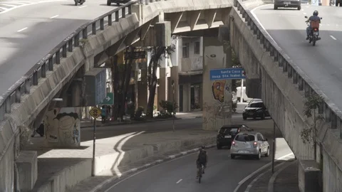 SP downtown Stock Footage 126953285