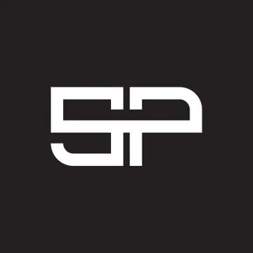 Sp initial letter vector logo icon Stock Illustration
