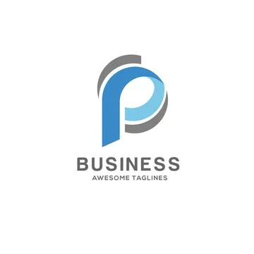 SP letter logo design vector illustration template Stock Illustration
