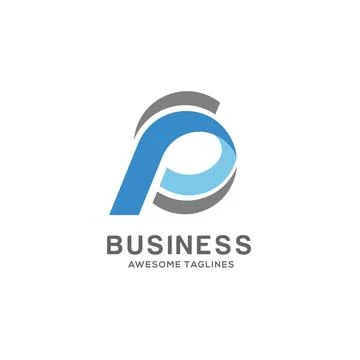 SP letter logo design vector illustration template Stock Illustration