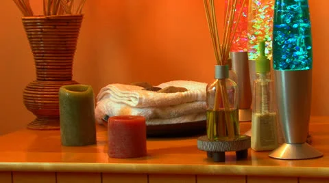 Spa Accessories Stock Footage 25913352