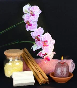 Spa accessories Stock Photos