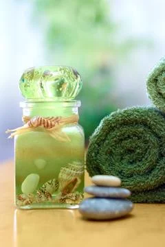 Spa and wellness objects Stock Photos