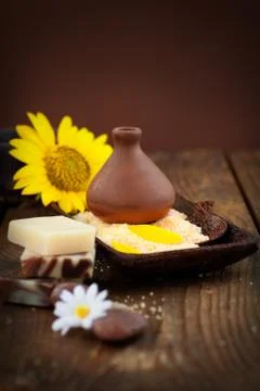 Spa and wellness setting Stock Photos