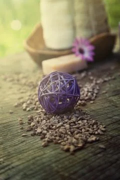 Spa and wellness setting Stock Photos