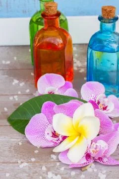 Spa and wellness setting Stock Photos