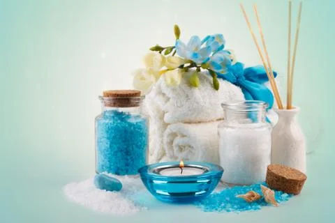 Spa and wellness setting Stock Photos