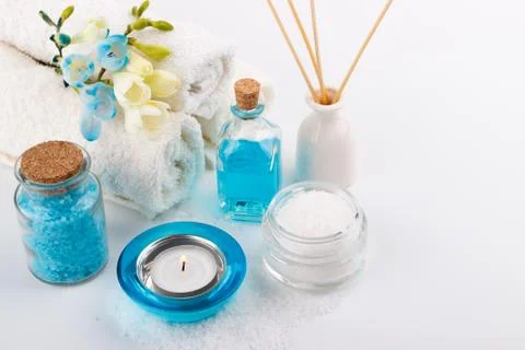 Spa and wellness setting Stock Photos