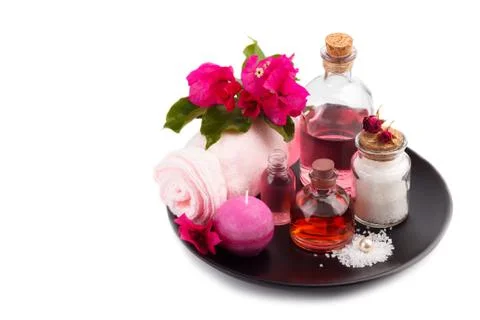 Spa and wellness setting Stock Photos