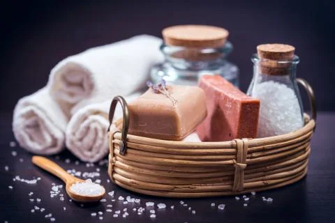 Spa and wellness setting Stock Photos