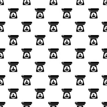 Spa aroma bottle pattern seamless イラスト素材
