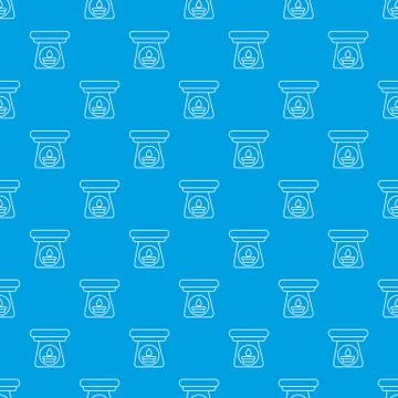 Spa aroma bottle pattern vector seamless blue イラスト素材