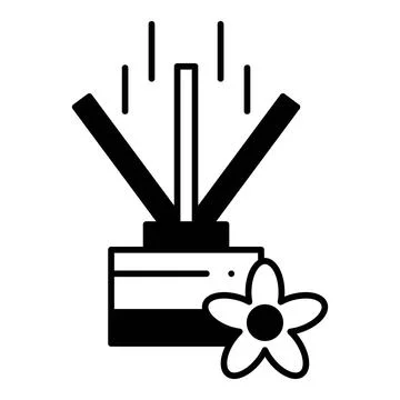 Spa Aroma Dualtone Icon Stock Illustration
