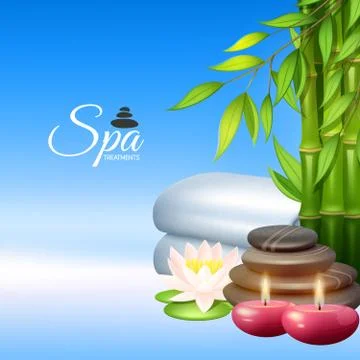 Spa Background Illustration Stock Illustration