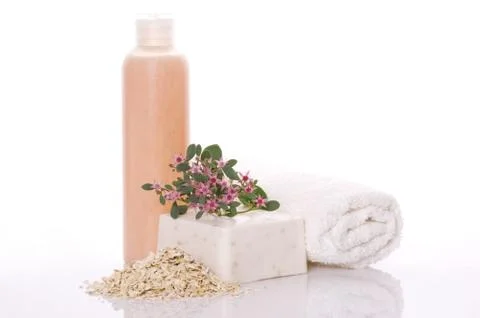 Spa. bath items Stock Photos