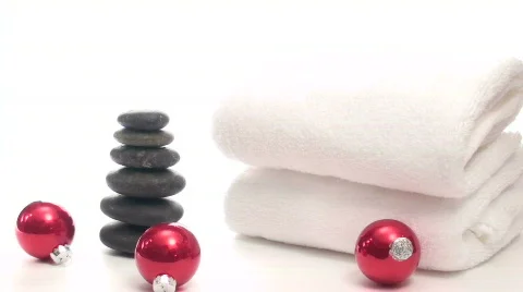 Spa Christmas theme V4 - HD 스톡 동영상 572290