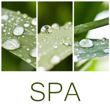 Spa collage Stock Illustration