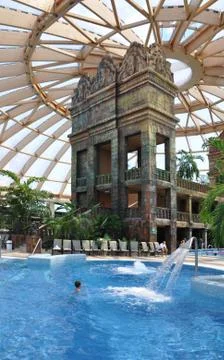 The spa complex Foto stock