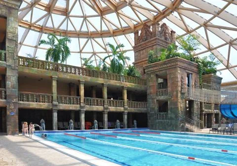 The spa complex Stock Photos