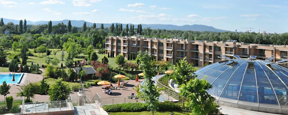 The spa complex Foto stock