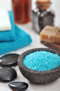 Spa composition Foto stock