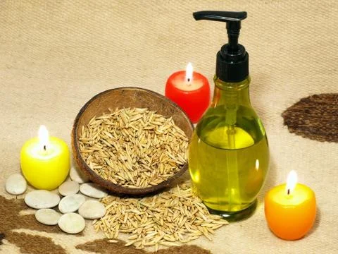 Spa cosmetic. Stock Photos