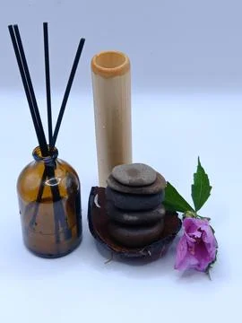 Spa decor from objects Stock Photos