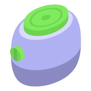 Spa device icon isometric vector. Candle wax イラスト素材