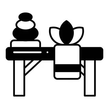 Spa Dualtone Icon Stock Illustration