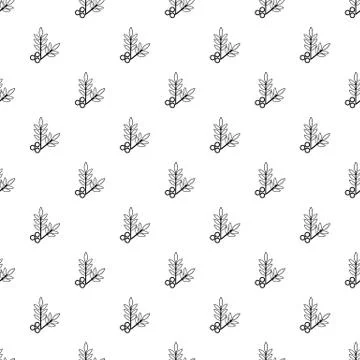 Spa eco leafs pattern seamless 스톡 일러스트