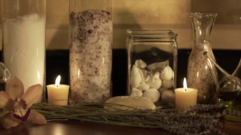 Spa elements slider right Stock Footage 232627132