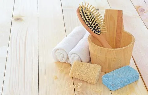 Spa Equipment Set Stock Photos