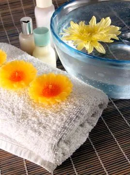 Spa Essentials Stock-Fotos