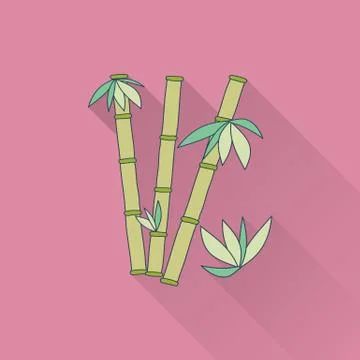 Spa flat icon. Stock Illustration