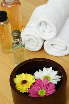 Spa flowers Stock Photos