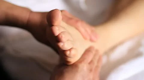 Spa Foot Massage Stock Footage 22249089