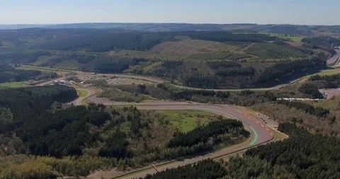 Spa-Francorchamps Circuit Stock Footage 90969852
