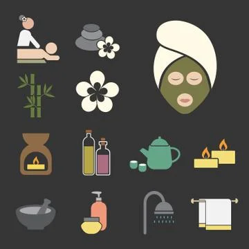 Spa icon Stock Illustration