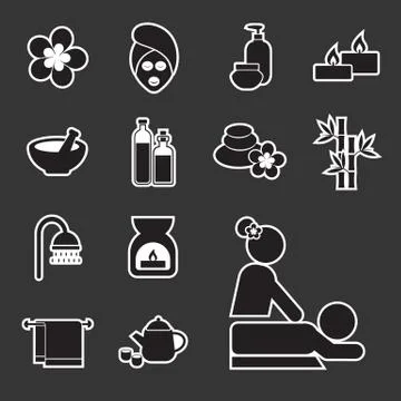 Spa icon Stock Illustration