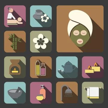 Spa icon Stock Illustration