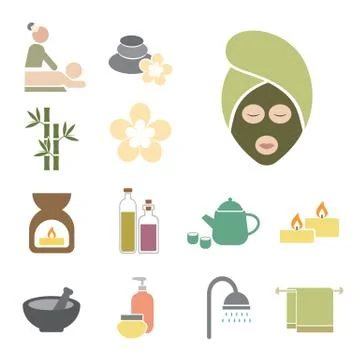 Spa icon Stock Illustration