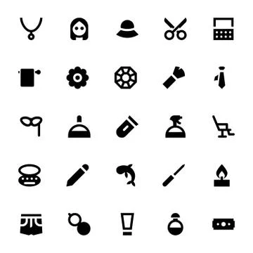 Spa Icons Stock Illustration