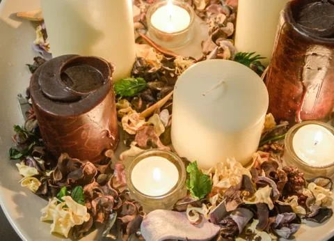 Spa interior closeup Stock Photos