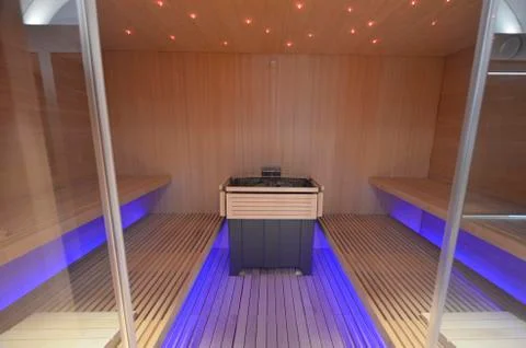 SPA interior sauna Stock Photos