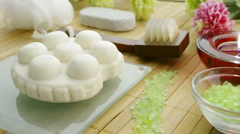 SPA items Video stock 3583361