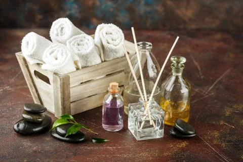 Spa Kit. Shampoo, Soap Liquid. Shower Gel. Stock Photos