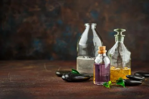 Spa Kit. Shampoo, Soap Liquid. Shower Gel. Stock Photos