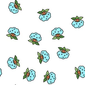 Spa leaf vector seamless pattern Stockillustratie