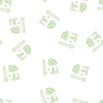 Spa leisure glyph seamless pattern Illustrazione stock